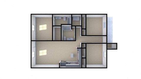3 Bedroom Floorplan